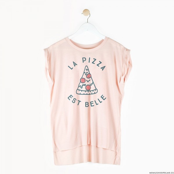 Camiseta "La pizza est belle"
