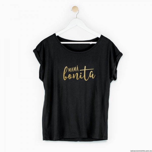 Camiseta “Mamá bonita gold”
