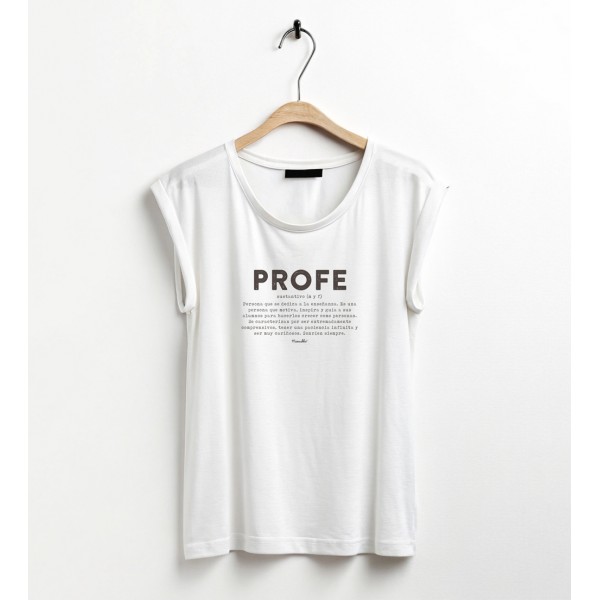 Camiseta chica "Profe definición"