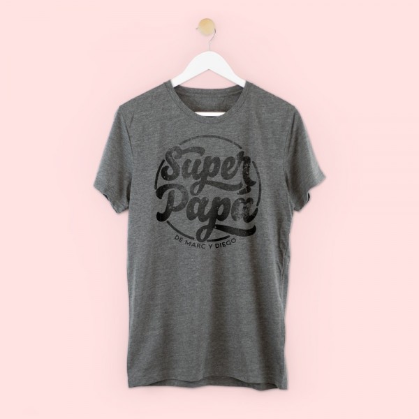 Camiseta personalizada “Superpapá circular”
