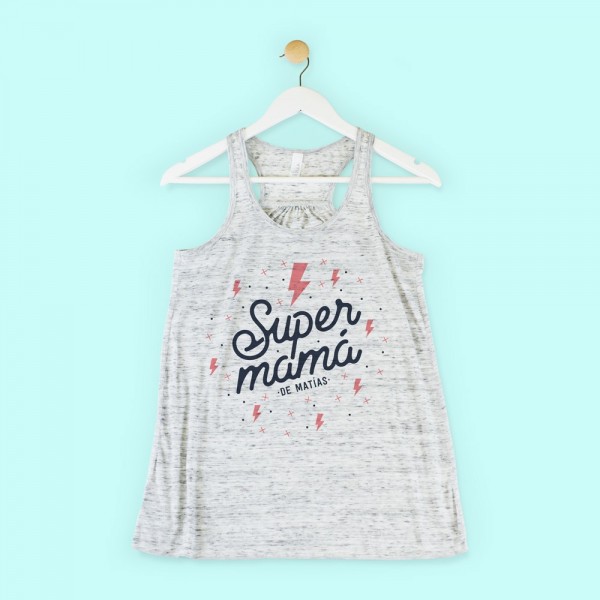 Camiseta personalizada “Supermamá rayos”