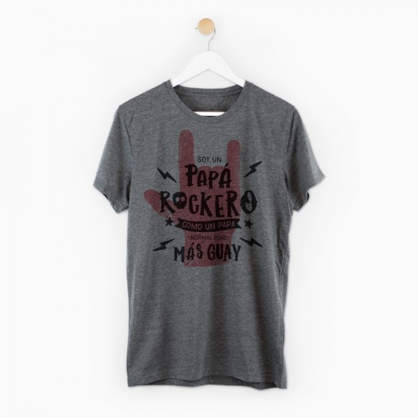 Camiseta “Papá rockero”