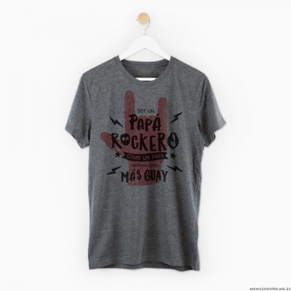 Camiseta “Papá rockero”